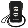Karl Lagerfeld Torebka KLHCP12MOPHKCK6,1 czarny/black hardcase Saffiano Ikonik Karl&Choupette Head